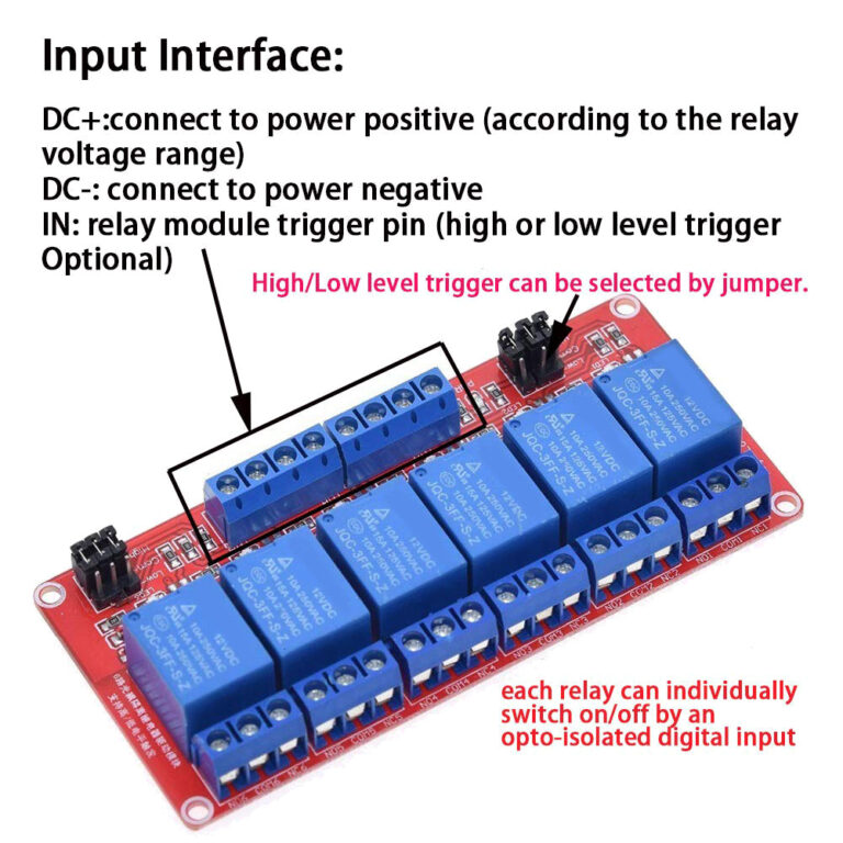 Optokobler Rel Kanal V Low High Module Ardustore Dk