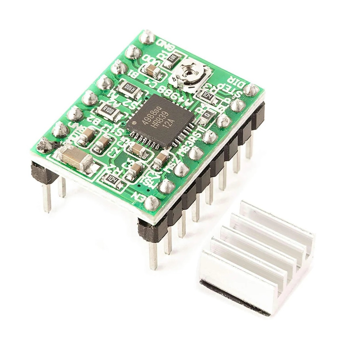 A4988 Stepper Driver 8 2V 35V 2A Module Grøn Ardustore dk