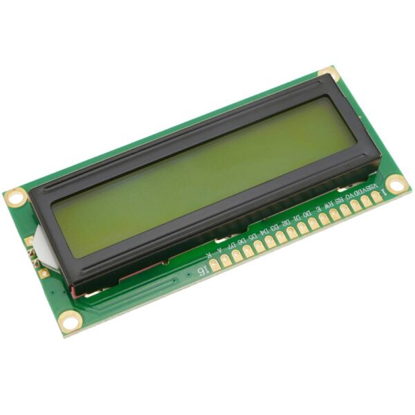 16×2 LCD Display Module – Hvid