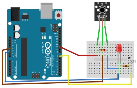 KY-004 Key Switch Module - Ardustore.dk