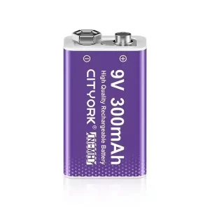 Battery 9V 300mAh Rechargeable NiMH Produkt