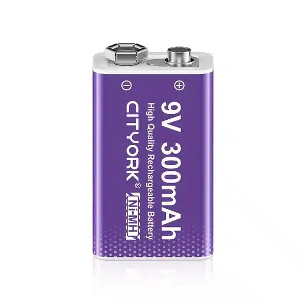 Battery 9V 300mAh Rechargeable NiMH Produkt Battery 9V 300mAh Rechargeable NiMH Produkt