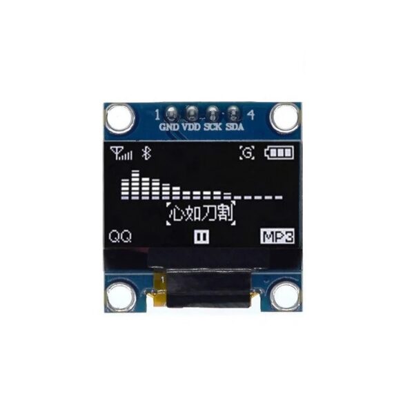 Display OLED 1.3" I2C 128x64 Module - Hvid - Image 2