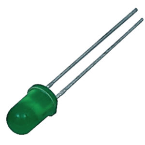 Color LED Diode 5mm - Grøn LED