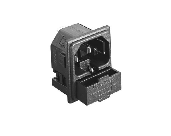 IEC 320 C14 Male Power Plug Socket Fuse Holder