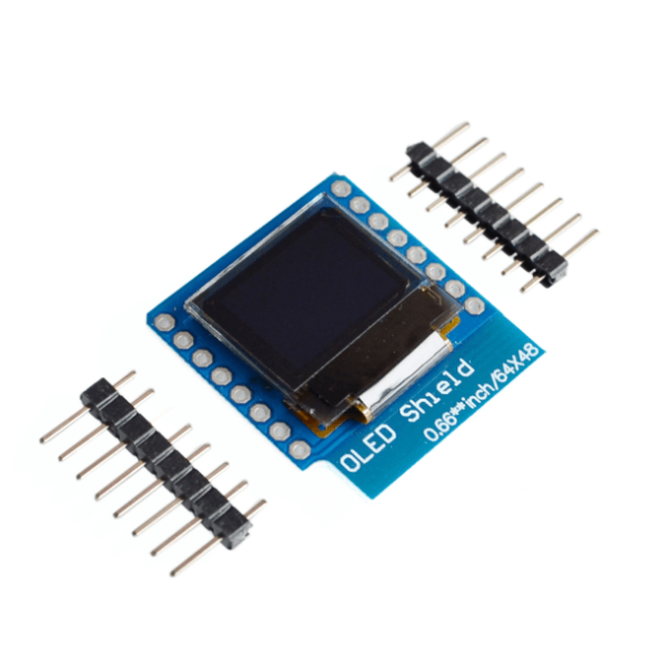 Wemos D1 Mini Display 64×48 Shield