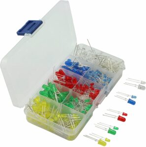 LED Diode Kit 3mm And 5mm 375 Dele Proodukt