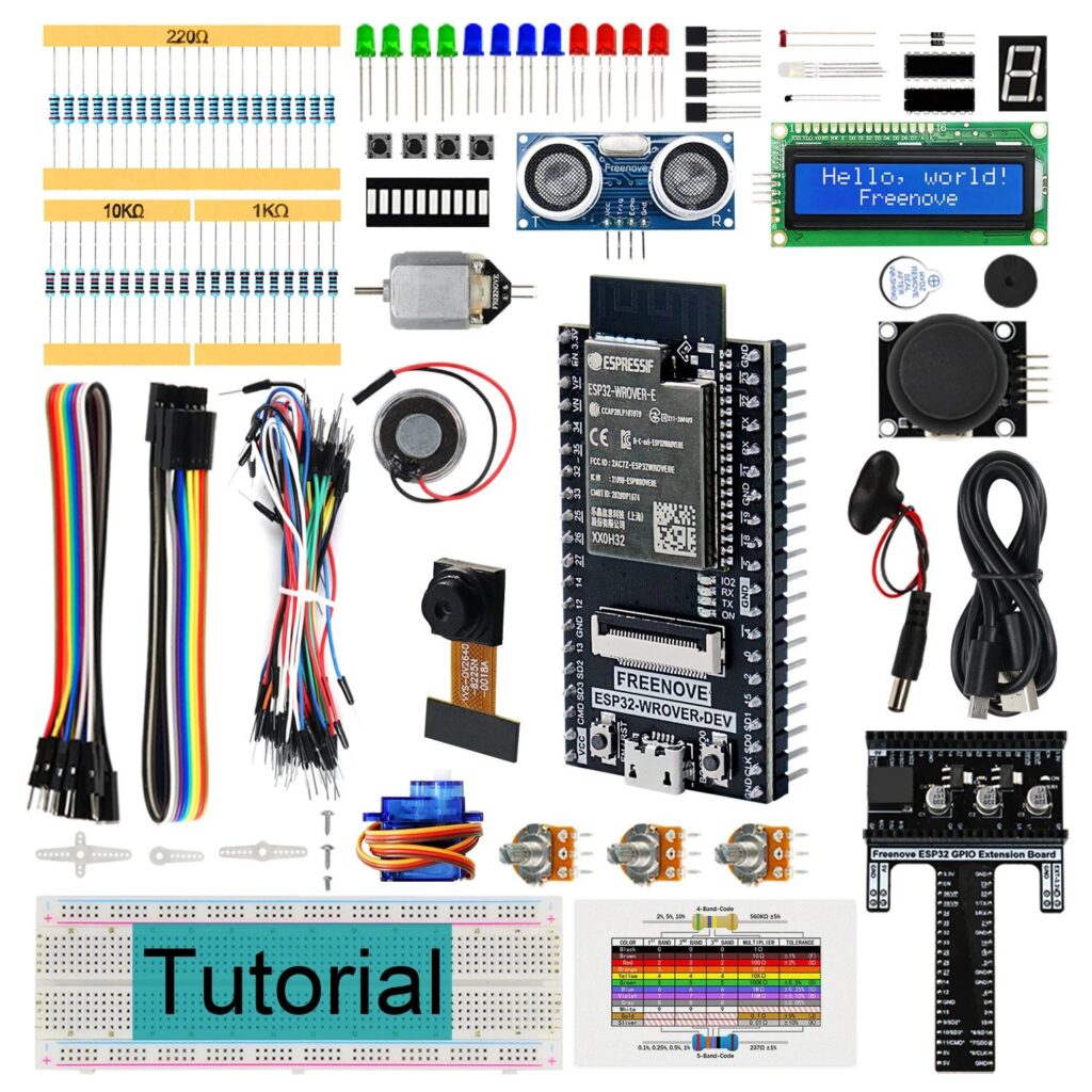 Arduino & ESP32 Starter Kit - Moduler & Tilbehør hos Ardustore.dk