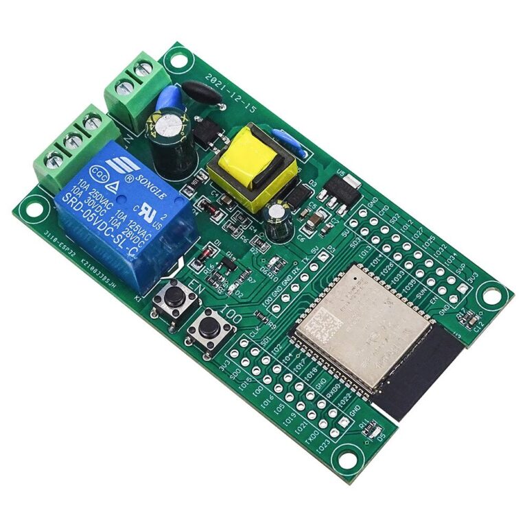 ESP32-WROOM 230V 1Ch 10A Wifi Relæ Module - Ardustore.dk