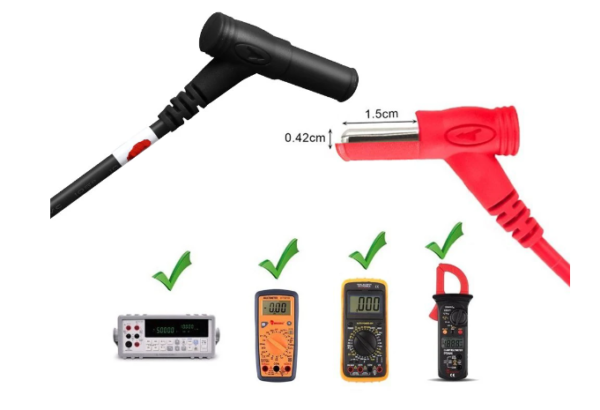 BSIDE Multimeter Probe Alligator Test Wire Items