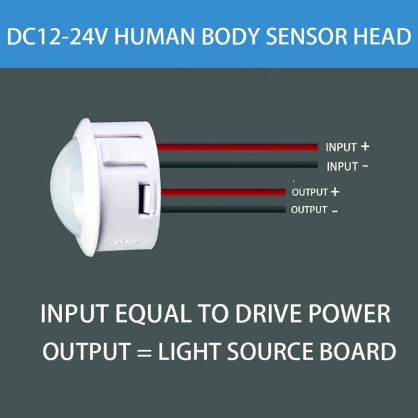 PIR Bevægelsesføler 12-24V Sensor - Image 2