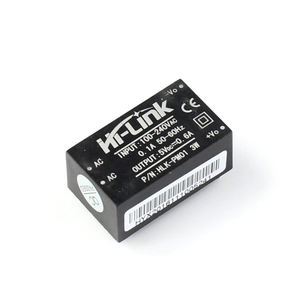 Hi-Link HLK-PM01 Modulo Alimentatore AC-DC 220V A 5V – 3 Pezzi, Isolato, Ultra-sottile, Per Smart Home E Automazione