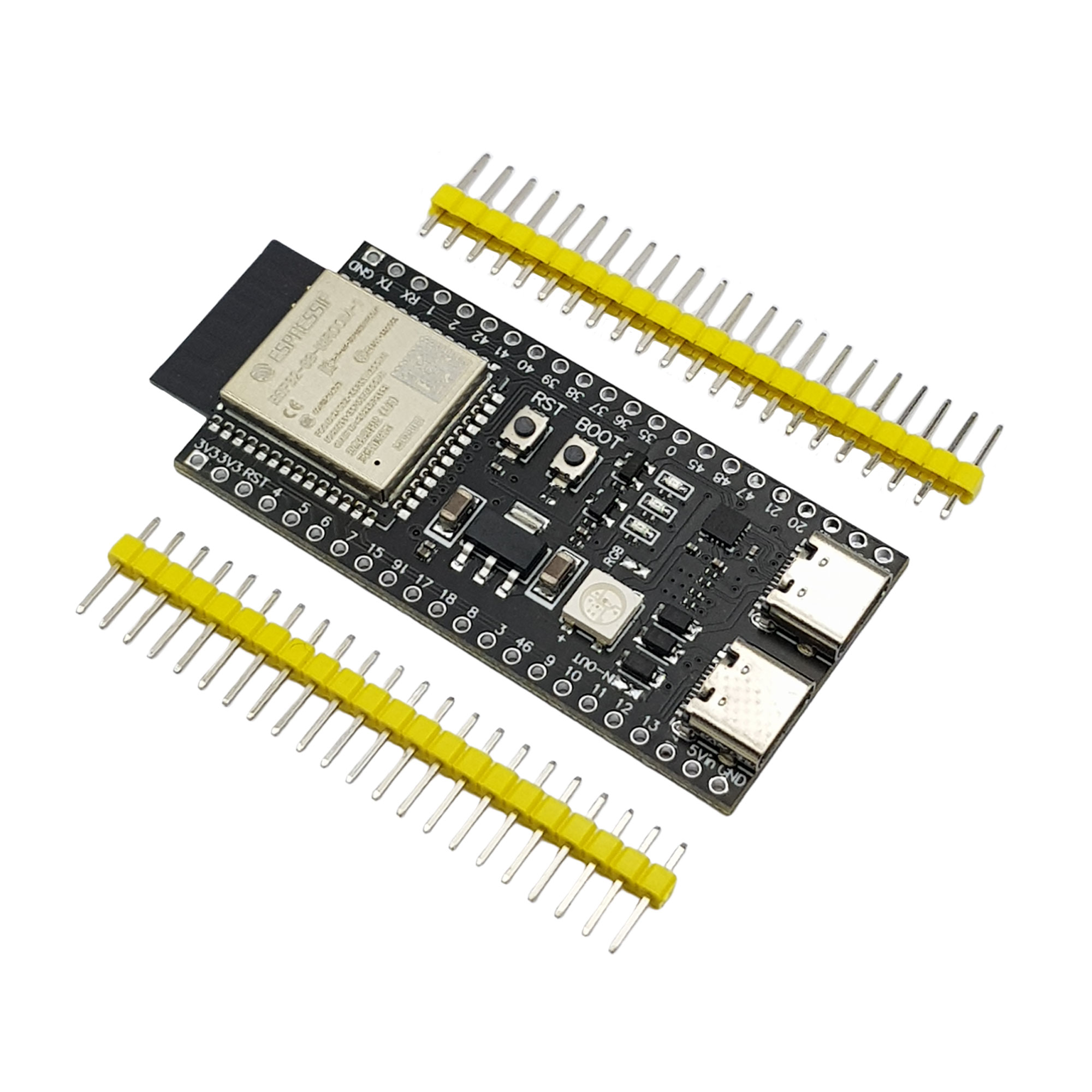 ESP32-S3 N16R8 WiFi Bluetooth BLE 5.0 RGB Udviklingsboard - Ardustore.dk