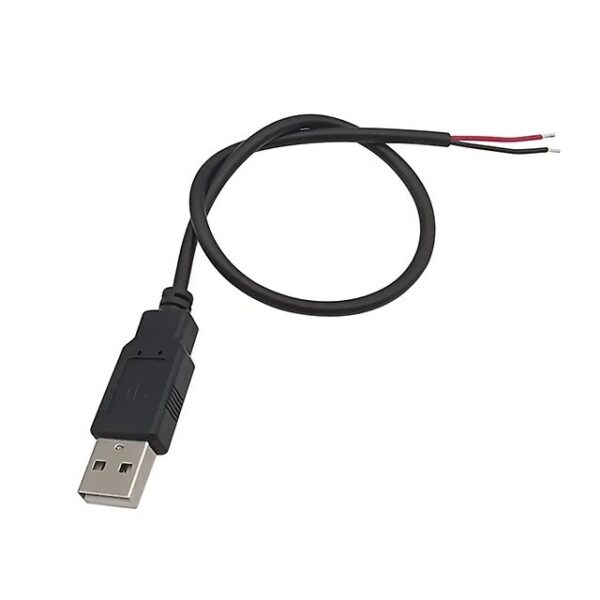 USB Type-A 2.0 Kabel Male Uden Stik - 30CM