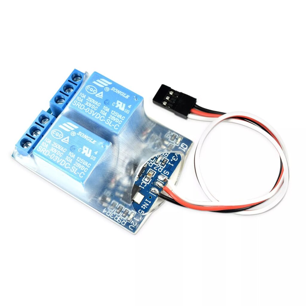 PWM Relæ 2-Kanal RC 5-12V 10A Module - Ardustore.dk