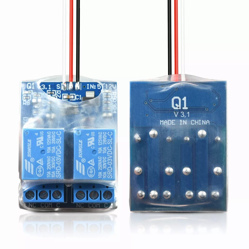 PWM Relæ 2-Kanal RC 5-12V 10A Module - Ardustore.dk