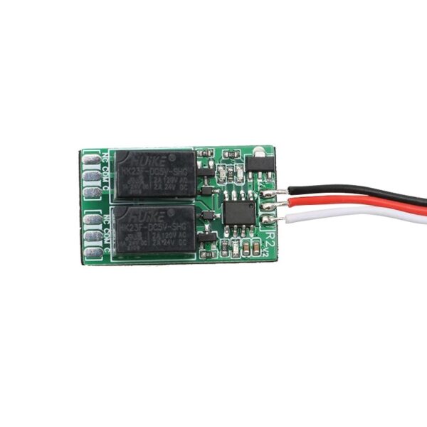 PWM Mini Relæ 2-Kanal RC 5V 1A Module - Image 3