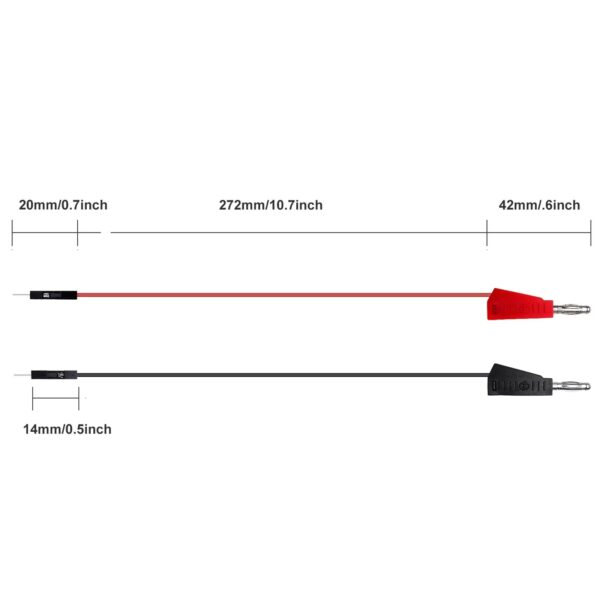 Dupont Kabel Han Med Bananstik 4mm 2x5 Farver - Image 2