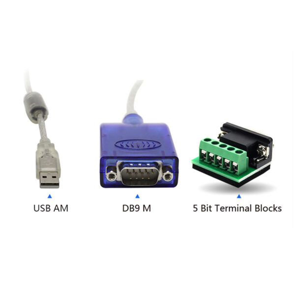 USB FT232 Til Serial RS422/RS485 DB9 Converter 0.8M Items