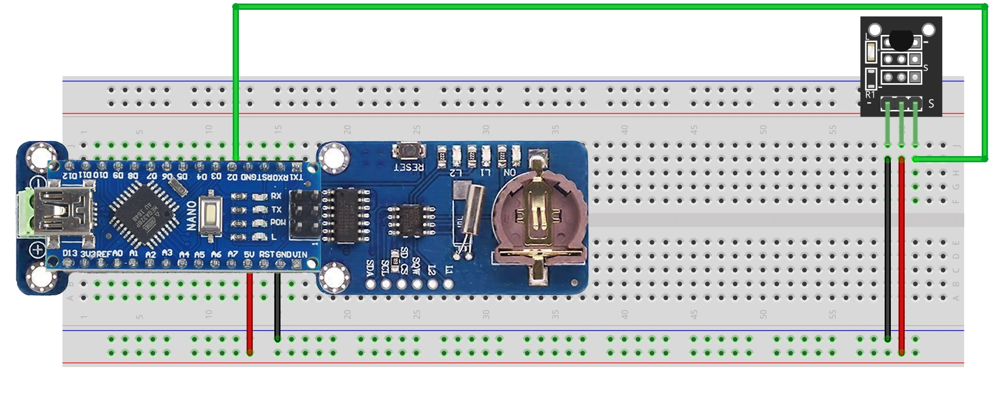 Arduino Nano RTC Data Logging Shield Eksempel