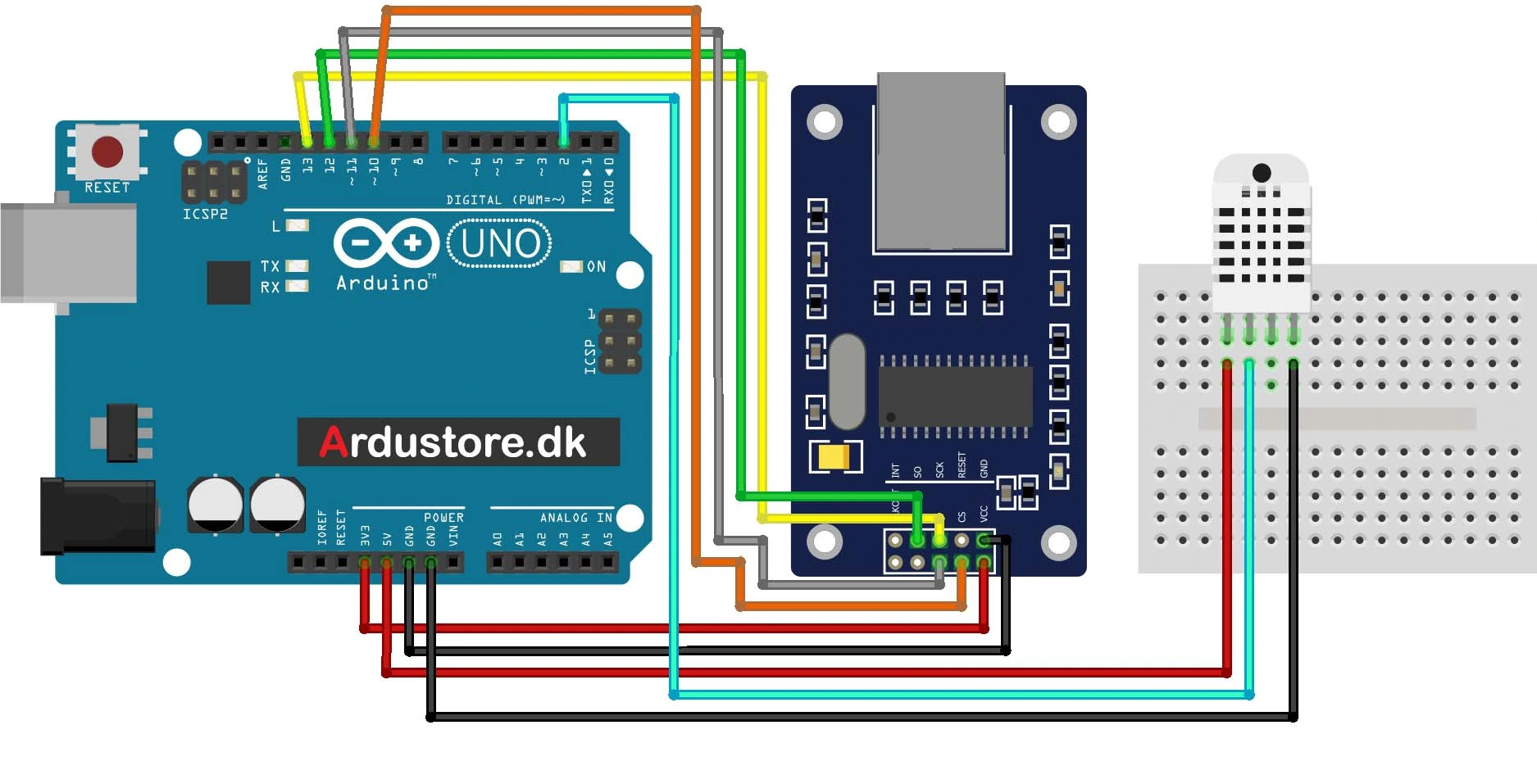 ENC28J60 Mini Ethernet LAN Network Module