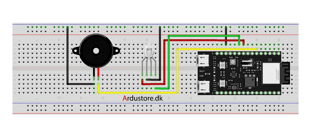 NRF52810 Ibeacon Accelerometer Bluetooth 5.0 Tag NRF52810 Ibeacon Accelerometer Bluetooth 5.0 Tag Eksempel 1