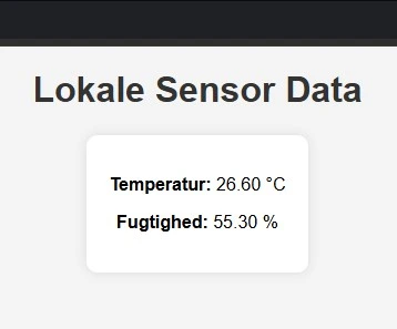 WebServer W5500 Ethernet LAN Network Module Eksempel 2