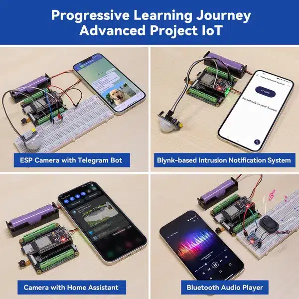 ESP32 WROOM 32E Ultimate IoT Starter Kit Eksempel ESP32-WROOM-32E Ultimate IoT Starter Kit Eksempel