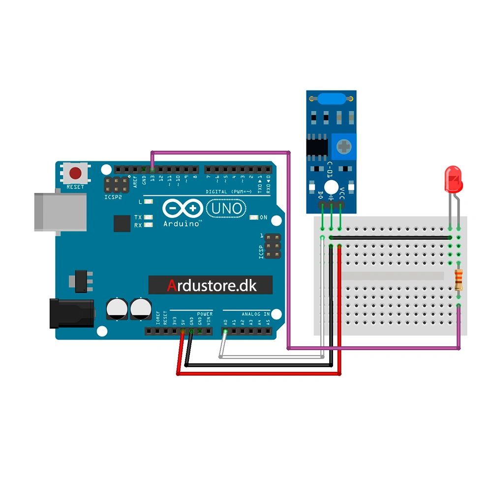 SW-420 Justerbar Vibration-Tilt Module Eksempel