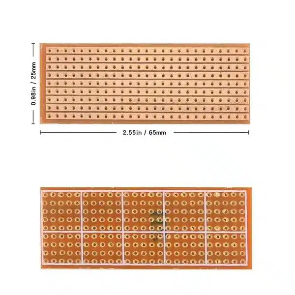 Veroboard Hulprint Enkeltsidet 25x64MM Data Veroboard Hulprint Enkeltsidet 25x64MM Data