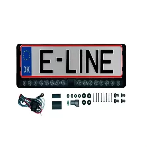 Strands Nuuk E line DUO Fjernlyssaet LED Nummerplade Produkt2 Strands Nuuk E-line DUO Fjernlyssæt LED Nummerplade Produkt