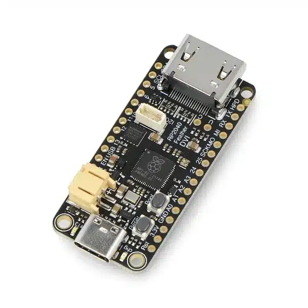 Adafruit Feather DVI RP2040 Udviklingsboard Top Adafruit Feather DVI RP2040 Udviklingsboard Top