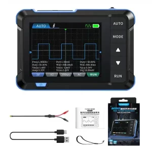FNIRSI DSO-153 2-i-1 Mini 1MHz 5MS-s Digital Oscilloscope Items