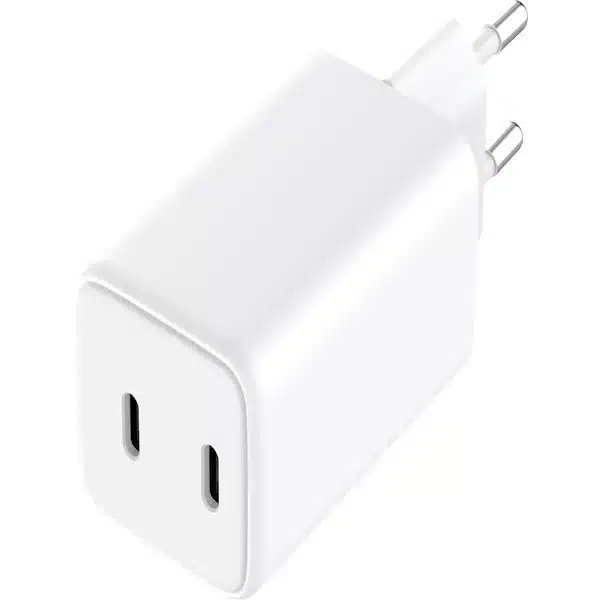 Sandberg AC Charger Dual USB C PD65W Top Sandberg AC Charger Dual USB-C PD65W Top
