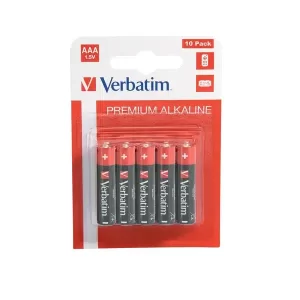 Verbatim AAA Batterier 1.5V Alkaline - 10 stk Produkt