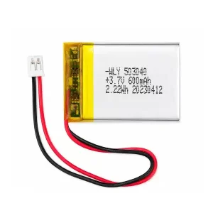 Batteri 802530 Lipo Genopladelig 3.7V 600mAh JST 2.0mm Produkt