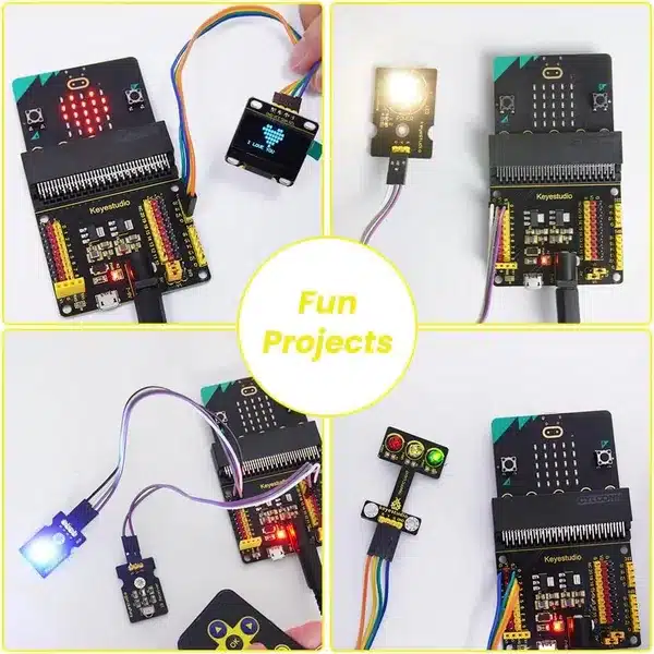 Keyestudio BBC Micro Bit V2.2 Ultimate Sensor Starter Kit Fun Keyestudio BBC Micro Bit V2.2 Ultimate Sensor Starter Kit Fun
