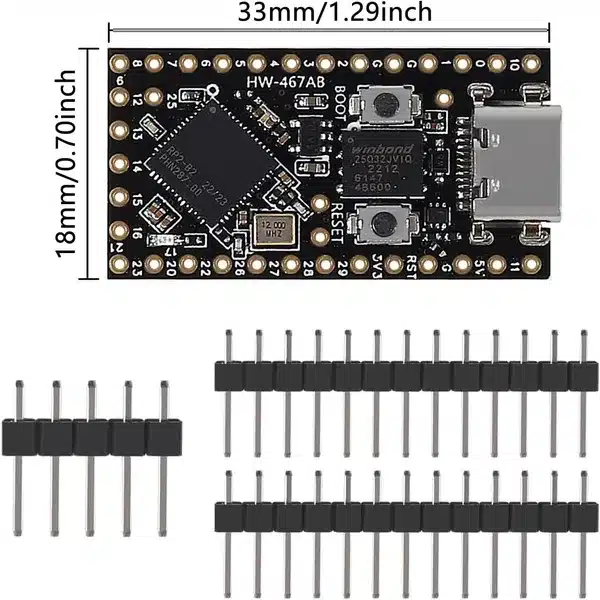 Raspberry PI Pico Pro Micro 16M Microcontroller Top Raspberry Pi Pico Pro Micro 16M Microcontroller Top