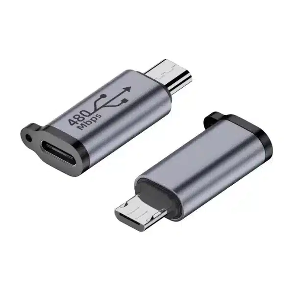 USB C Til Micro USB 2.0 Adapter 480Mbps 18W F M Produkt USB-C Til Micro USB 2.0 Adapter 480Mbps 18W F-M Produkt