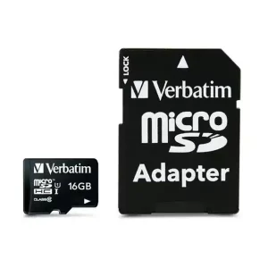 Verbatim MicroSDHC FAT32 Class10 80MBs - 16GB Produkt