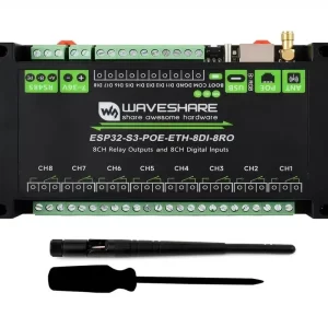 Waveshare Industriel 8-kanals ESP32-S3 PoE Relæmodul Produkt