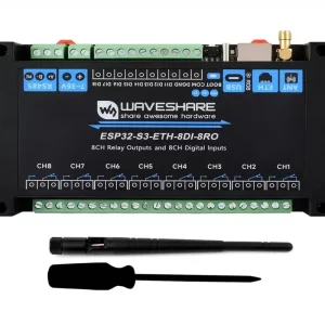 Waveshare Industriel 8-kanals ESP32-S3 Relæmodul Produkt