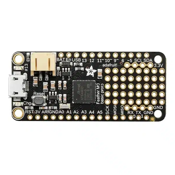 Adafruit Feather M0 Proto ATSAMD21G18 Udviklingsboard Top Adafruit Feather M0 Proto ATSAMD21G18 Udviklingsboard Top