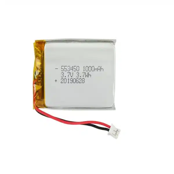Japcell Batteri JCLME553450 Lipo 3.7V 1000mAh JST 2.0mm Produkt Japcell Batteri JCLME553450 Lipo 3.7V 1000mAh JST 2.0mm Produkt