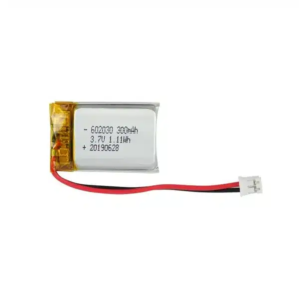 Japcell Batteri JCLME602030 Lipo Genopladelig 3.7V 300mAh JST 2.0mm Japcell Batteri JCLME602030 Lipo 3.7V 600mAh JST 2.0mm Produkt